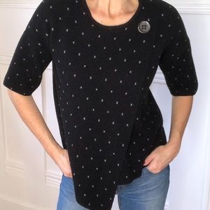 Cynthia Rowley 3/4 sleeve sweater